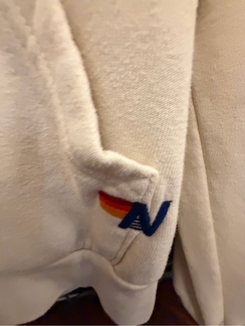 Aviator Nation Outside Lands Music Festival Cream Hoodie - Picture 3 of 5
